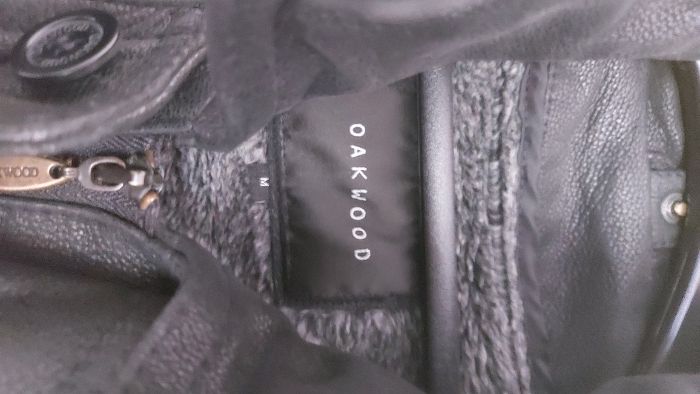 Мъжко яке от естествена телешка кожа Oakwood