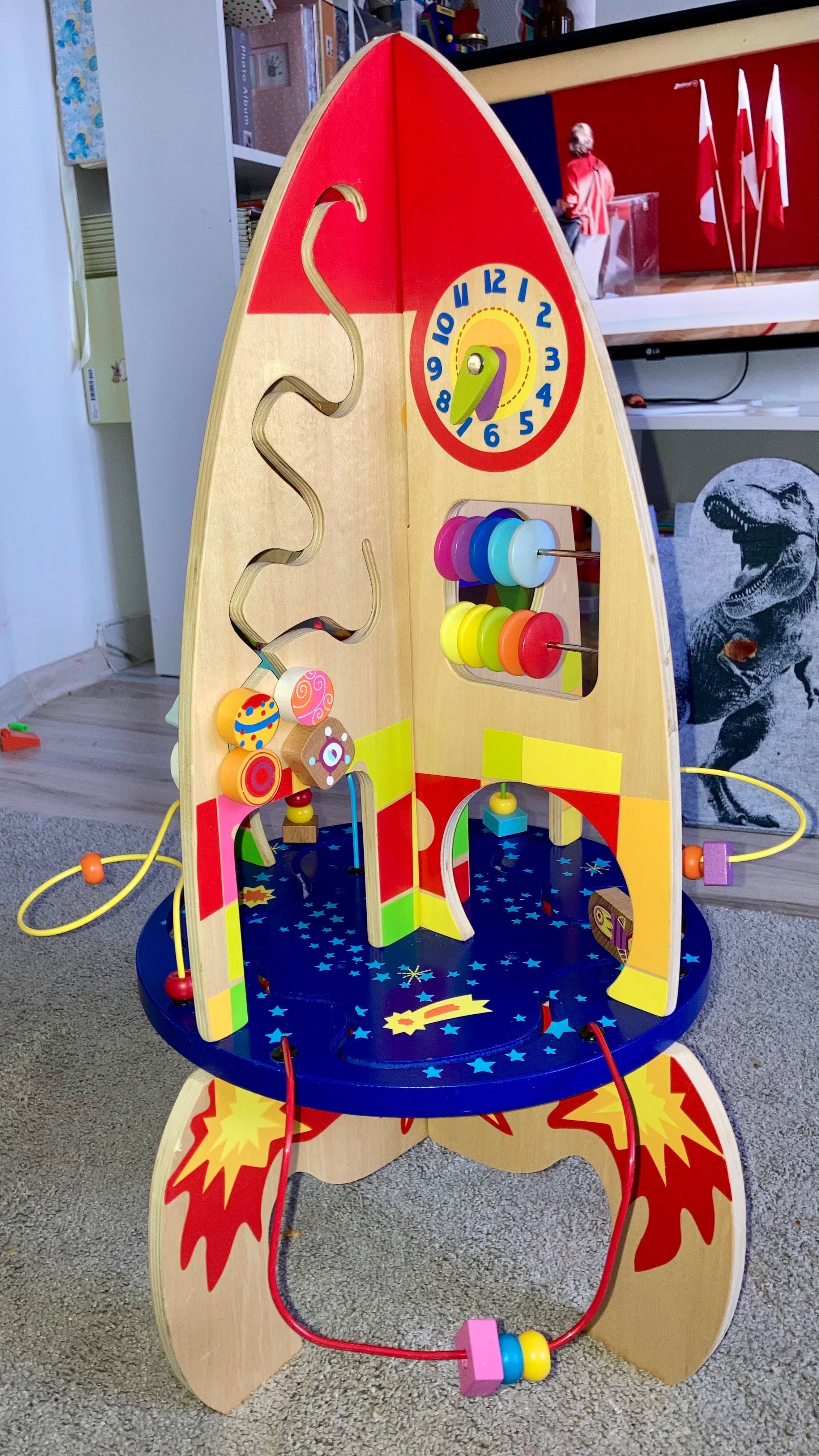 Classic world, Многофункционална дървена играчка, Ракета