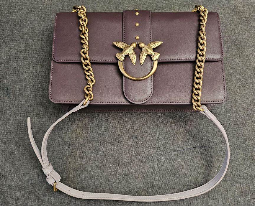 Чанта PINKO  ОРИГИНАЛНА естествена кожа