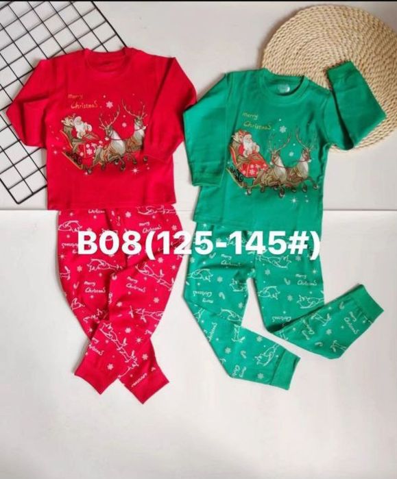 Pijamale copii cu tematica de Craciun