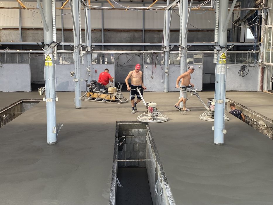 Turnari beton finisat mecanic elicopterizat