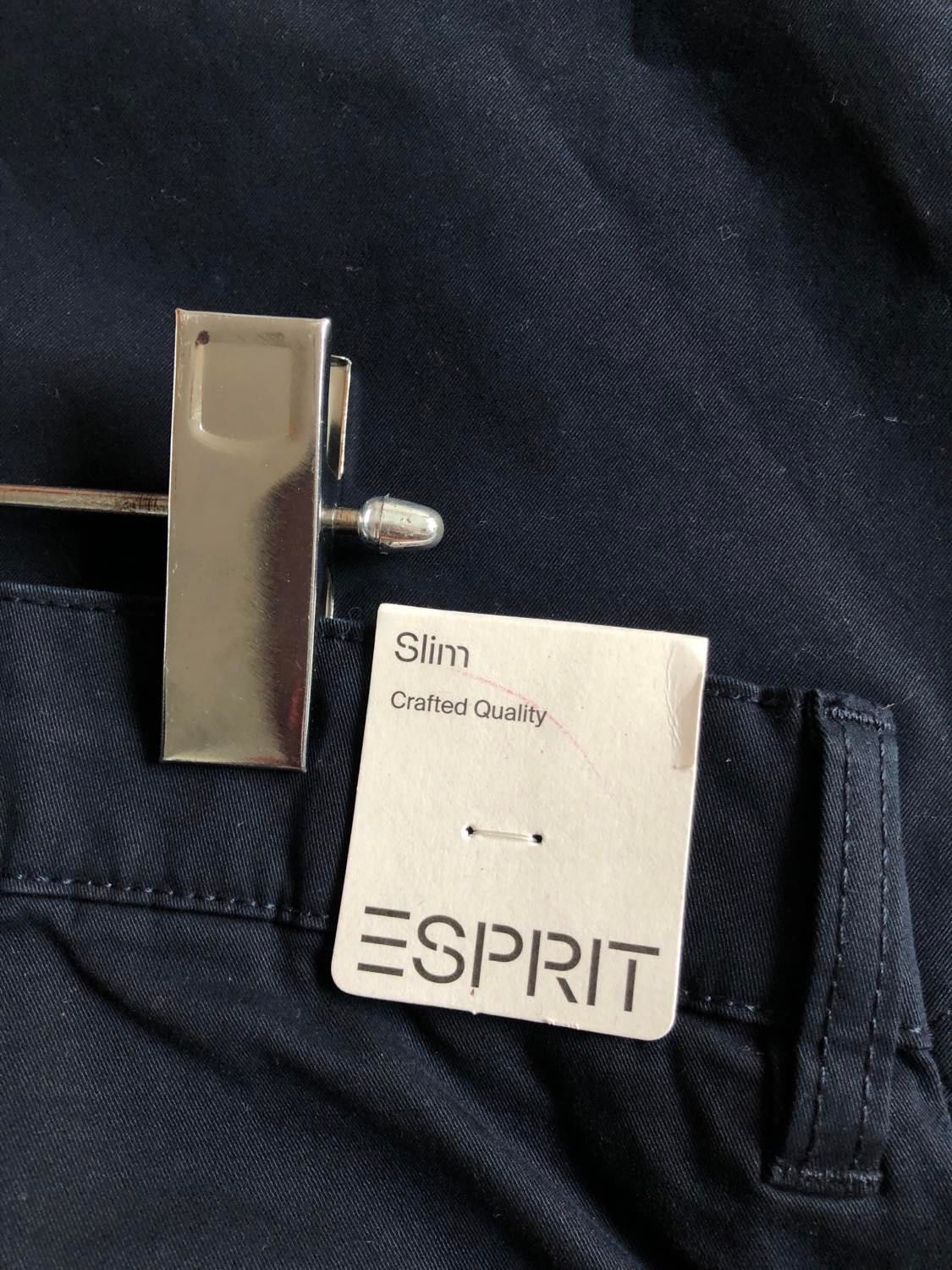 Нов с екитет Мъжки панталон Esprit Organic Cotton Slim Fit W31 L32