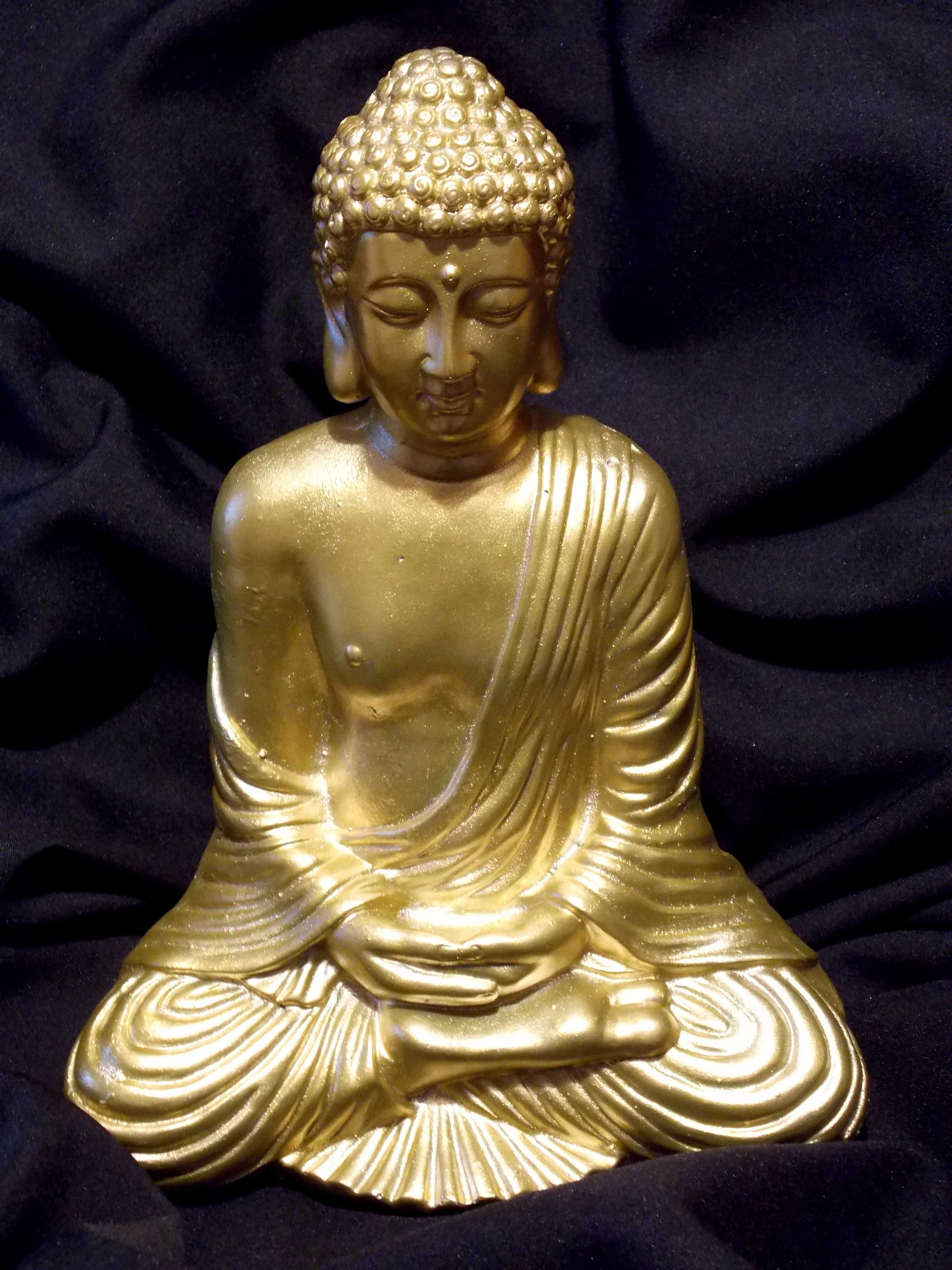 Statueta Buddha 31 cm 1,6 kg rasina  arta religie asiatica antichitati