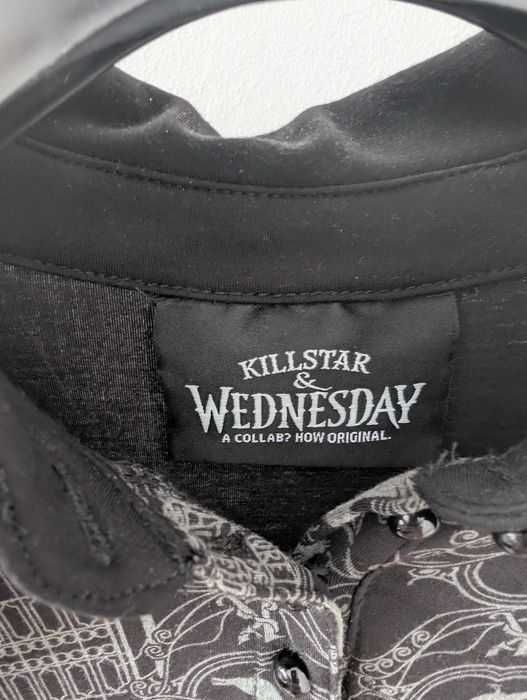 Killstar x Wednesday рокля с дълъг ръкав