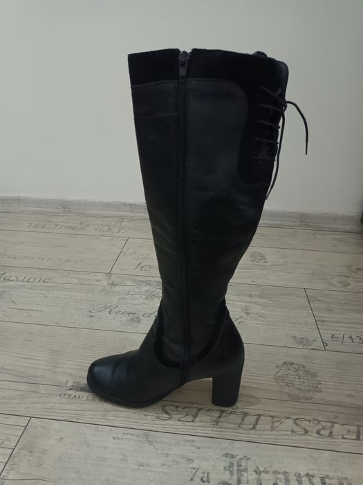 Ботуши естествена кожа 38 номер