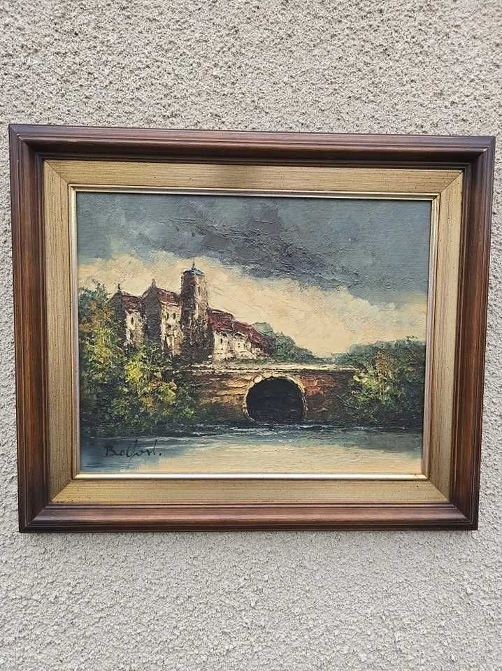 Pictura ulei pe pânză tehnica groasa,