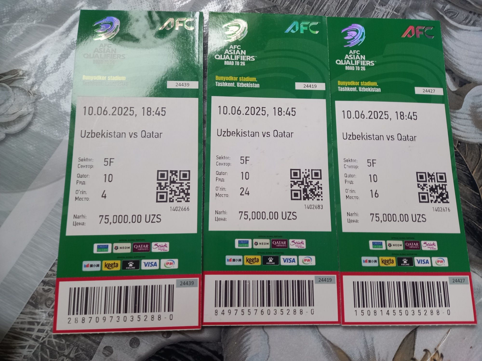 Uzbekistan  vs Qatar  Jahon chempionati