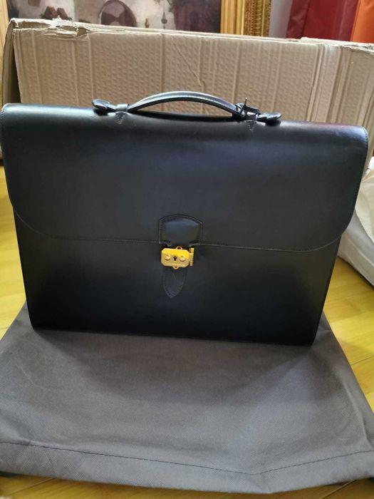 Hermes Mapa Avocat Doctor acte neagra piele