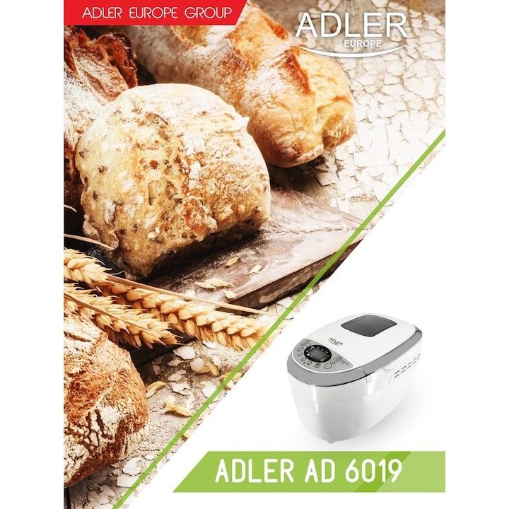 Aparat de facut pâine ADLER , LCD , 850 W