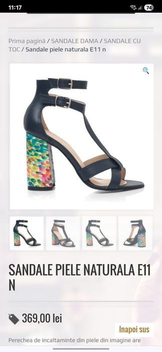 Sandale dama piele naturala marimea 37