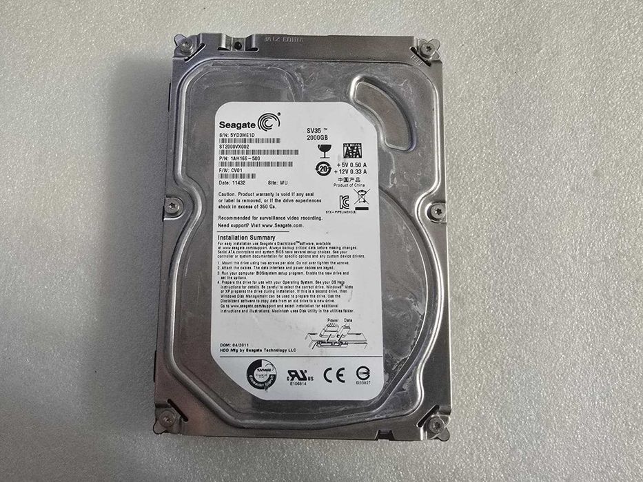 Hard disk desktop Seagate Surveillance SV35 3.5 2TB 5900rpm 64MB SATA3