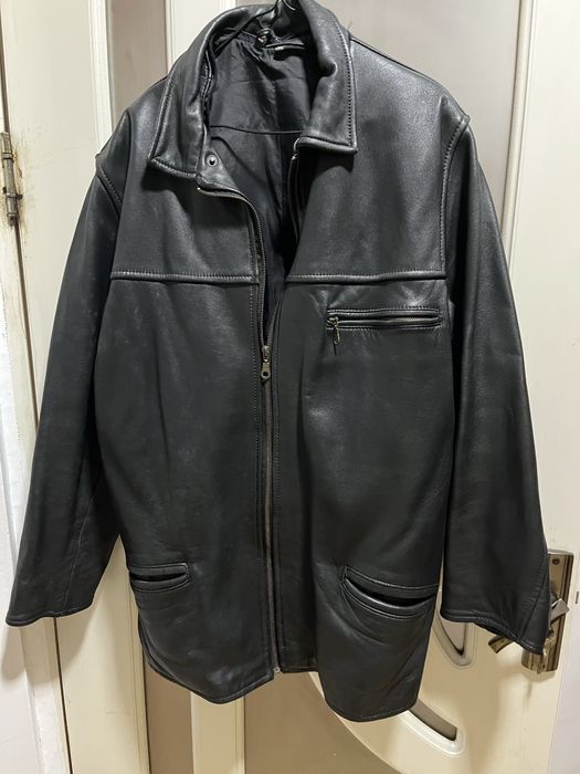 Haina de piele barbati , XL/ 2XL