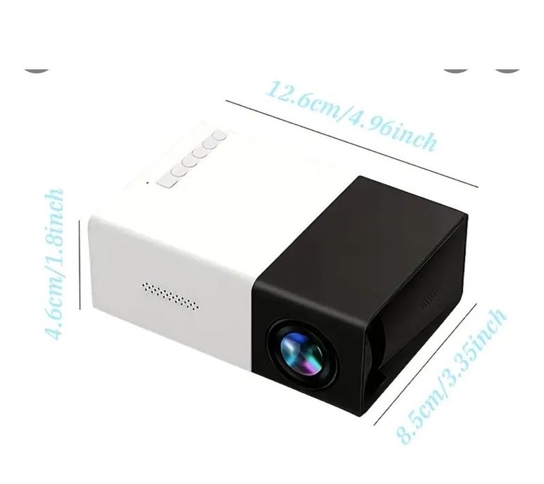 ,LED проектор и екран 72 инча