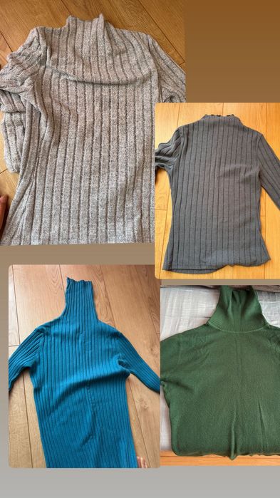 Блузи поло с висока яка