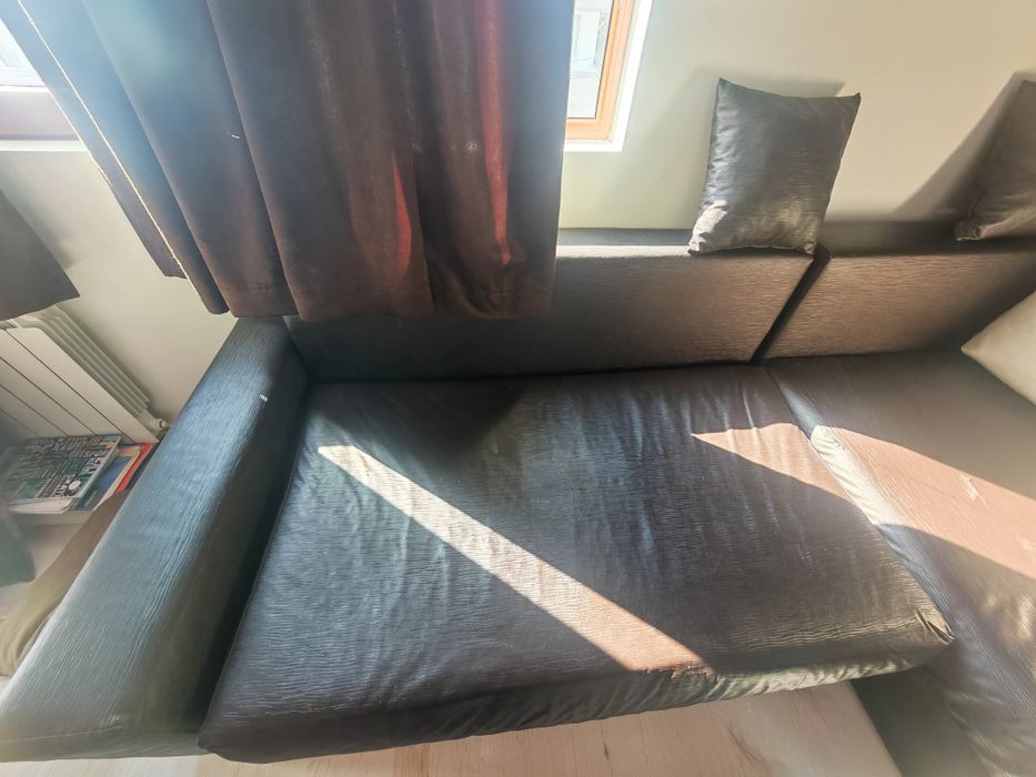 Холов ъглов диван