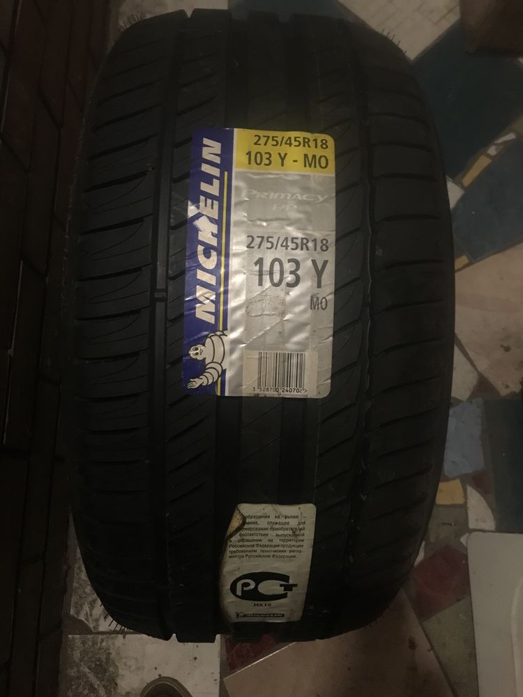 Шины MICHELIN 275/45 R18 новые