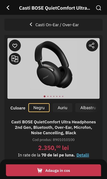 Bose QuietComfort Ultra Headphones 2nd Gen