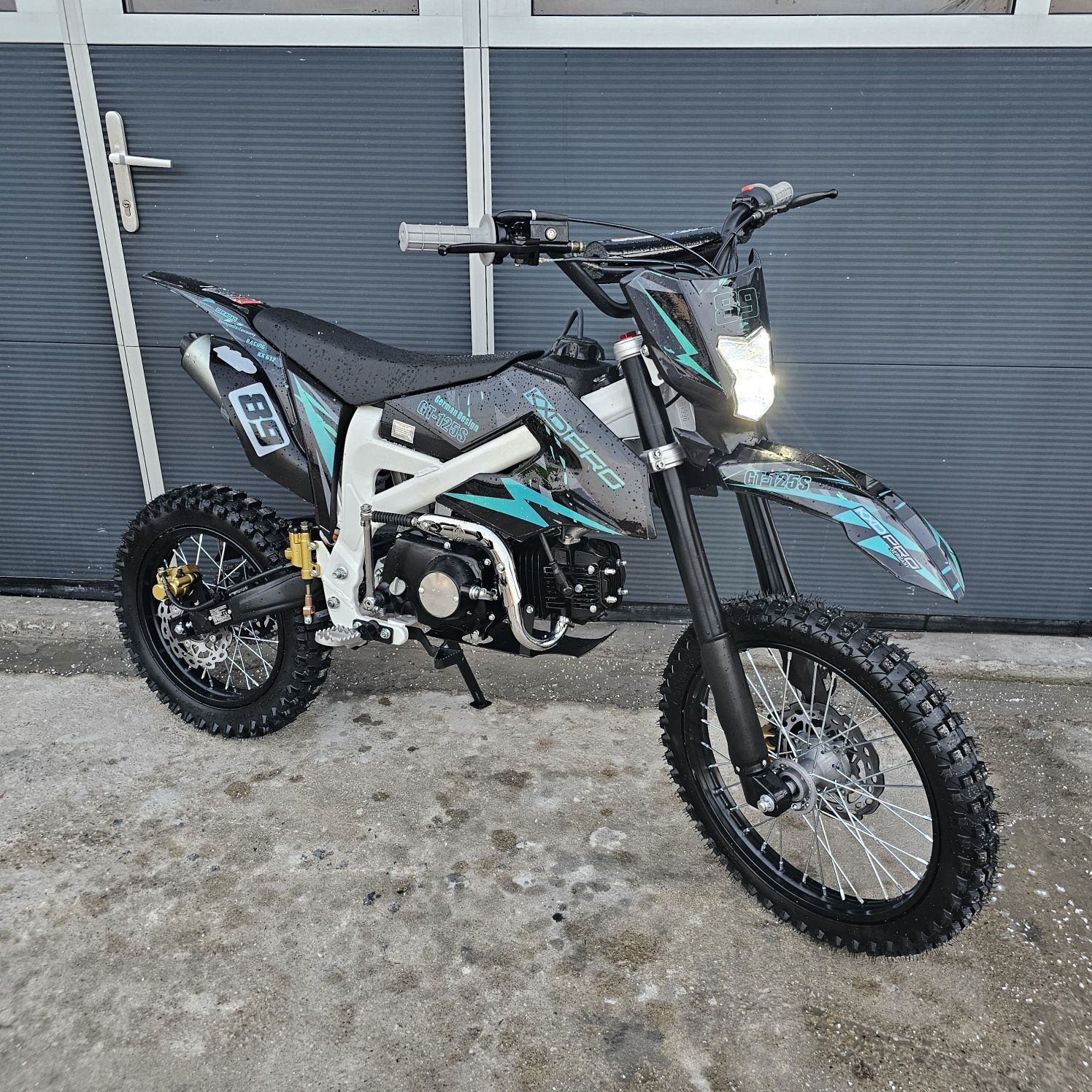 Motocross cross KXD Pro 125cc Turcoaz Germany