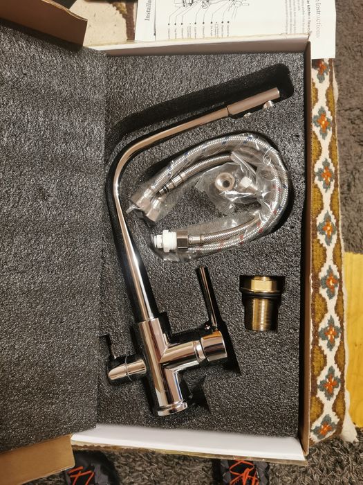 Baterie chiuveta bucatarie 3 căi