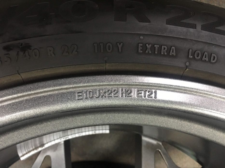 1бр. 22 цола 5 112 Audi OEM