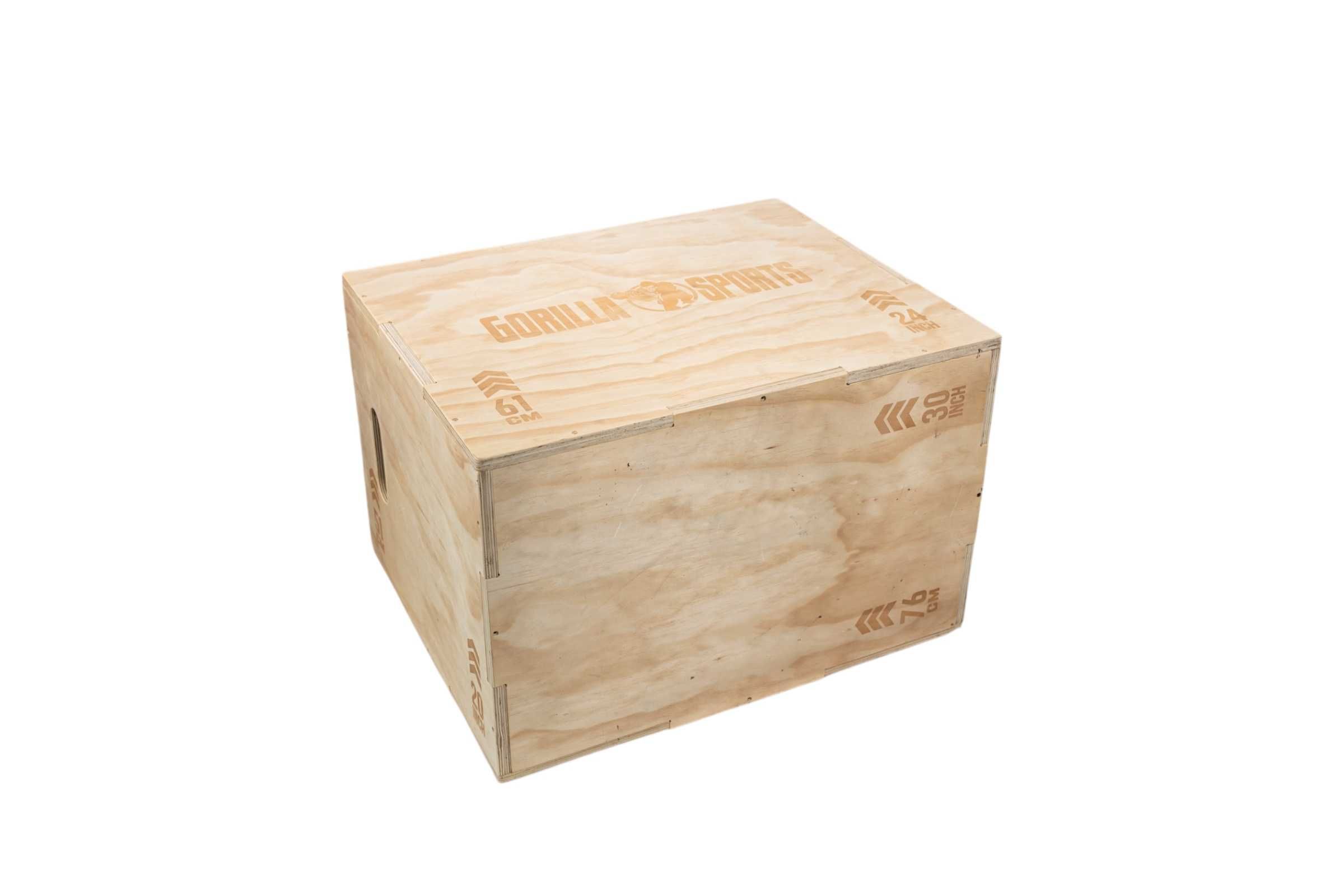 Cutie pilometrica PlyoBox, din lemn