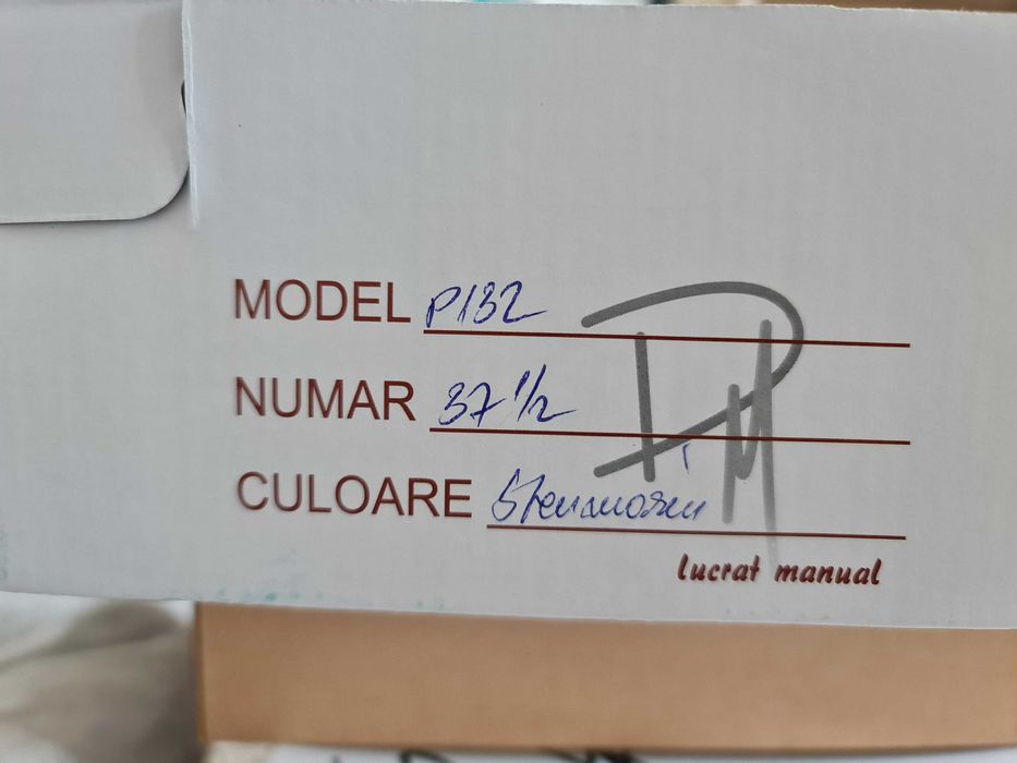 Pantofi Diane Marie(Custom), Marime[37.5-38], piele, bleu marin