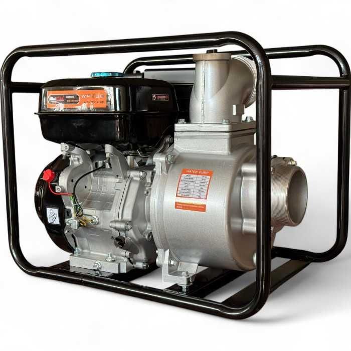 Bullmax 4-цолова професионална бензинова помпа 15HP, 1600l/min