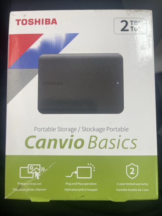 Жесткий диск, внешнний Toshiba