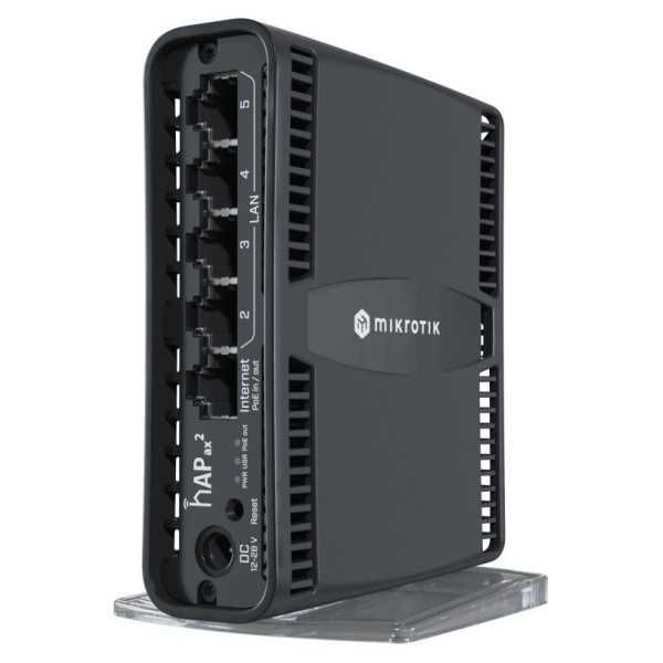 Router MikroTik hAP ax2 WiFi 2.4/5GHz 802.11a/n/ac/ax 5 x GbE LAN