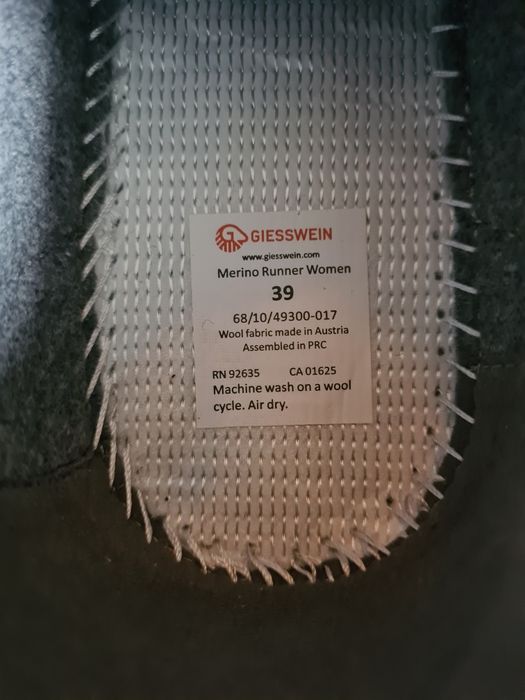 Giesswein Merino Runners, mărimea 39