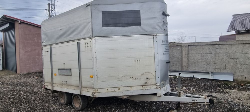 Remorca de aluminiu transport 3 cai Raritate roti pe 10 germania