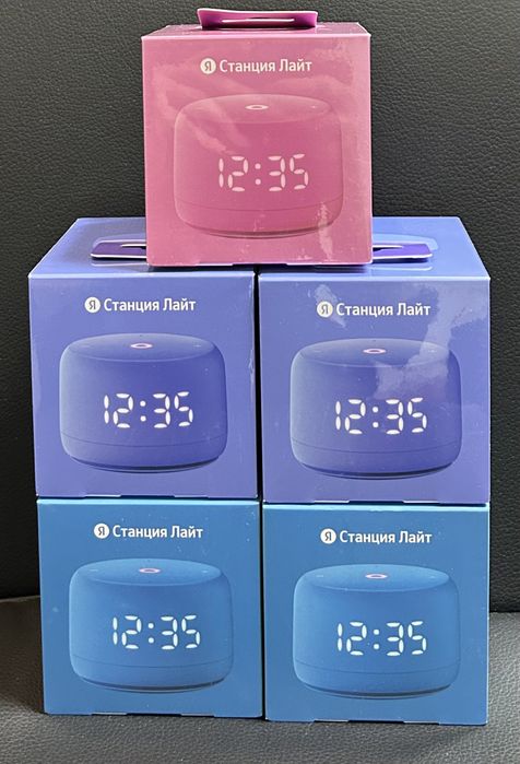 Новая запечатанная Яндекс станция Лайт 2 с часами (Умная колонка)