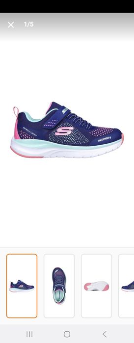 Водоустойчиви прекрасни детски маратонки Skechers 32