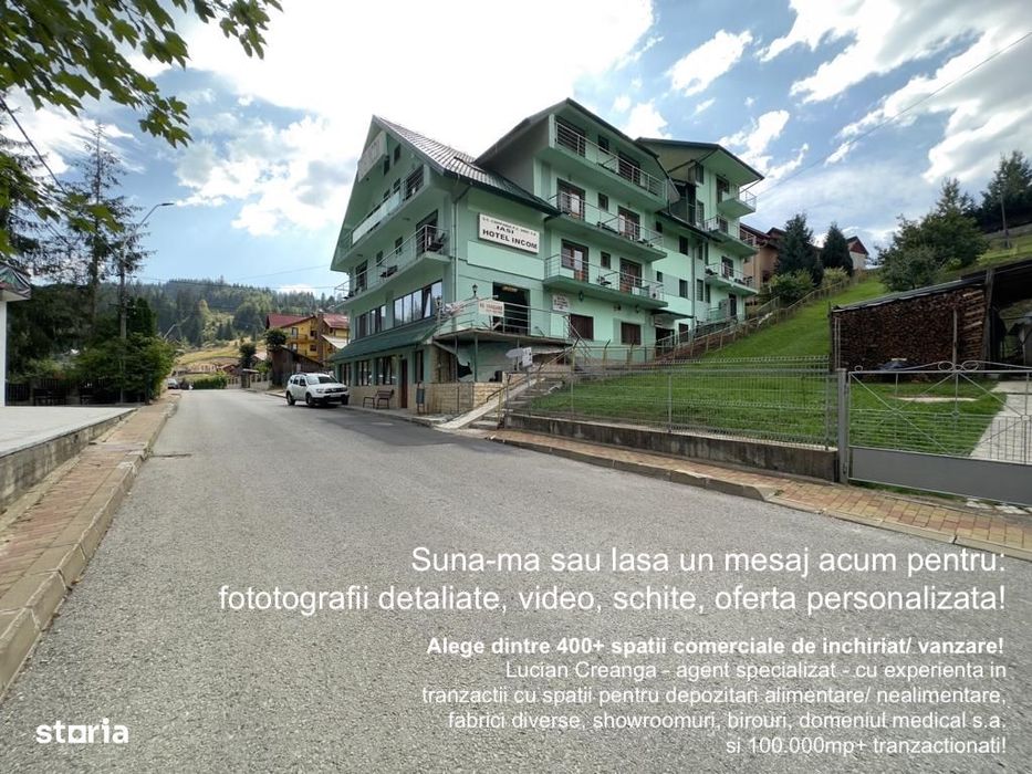 Hotel 1429mp, baza tratament, Vatra Dornei, langa partia de schi