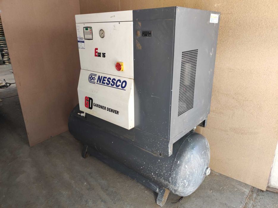 Compresor cu surub 15kw Nessco Gardner DENVER cu uscator