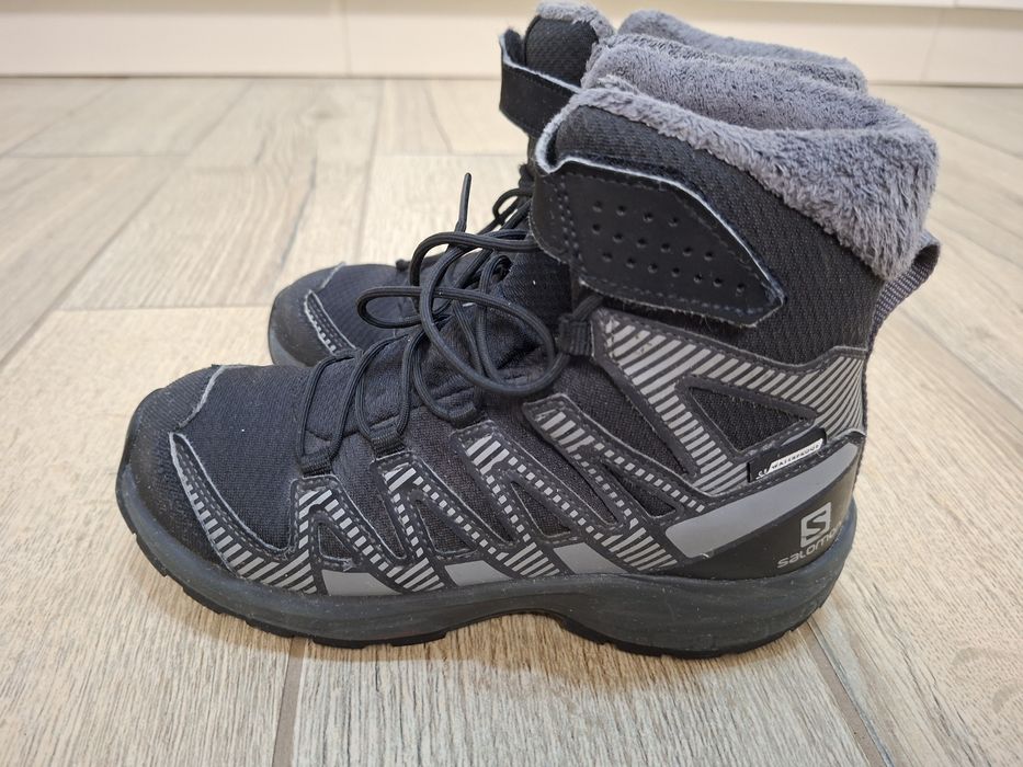 Детски Зимни Обувки Salomon Shoes Xa Pro V8 Winter Cswp J Black/Phan