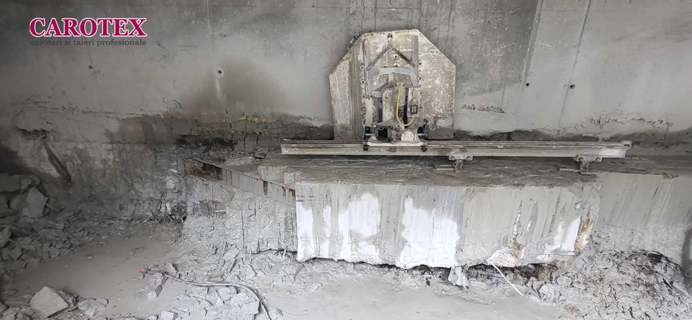Taieri si decupari industriale in beton