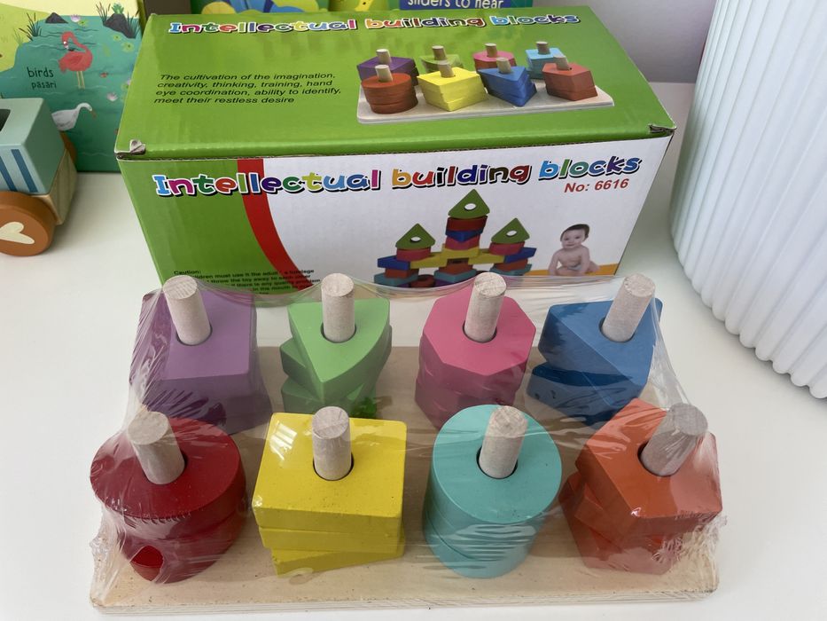 Jucarie educativa de sortat si construit