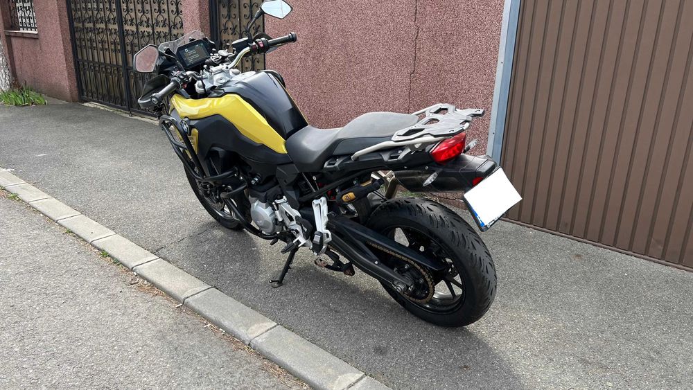 BMW F750GS 2019 - Galben Auriu + Cauciucuri OffRoad Mitas