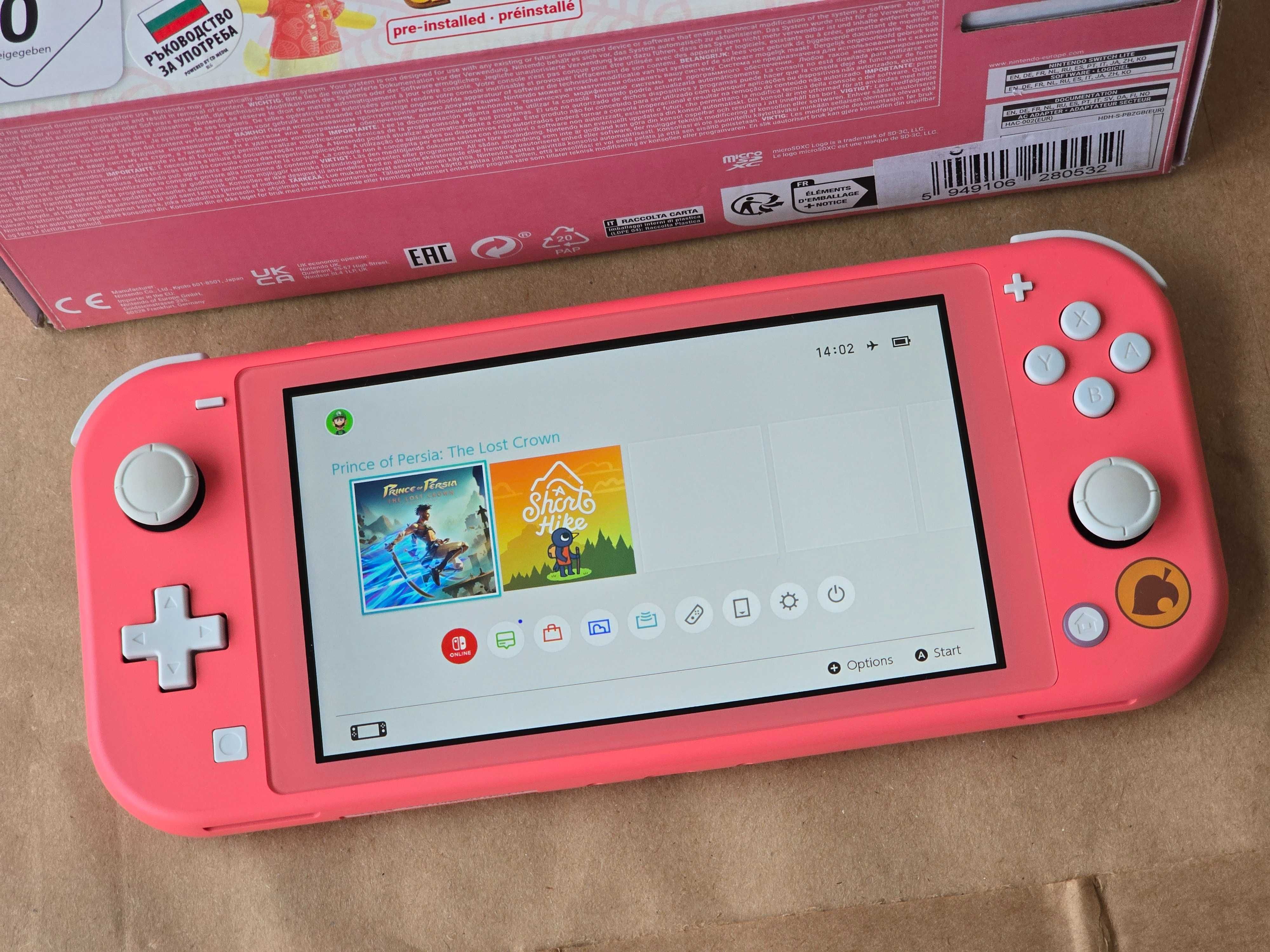 Nintendo Switch Lite Animal Crossing edition мод