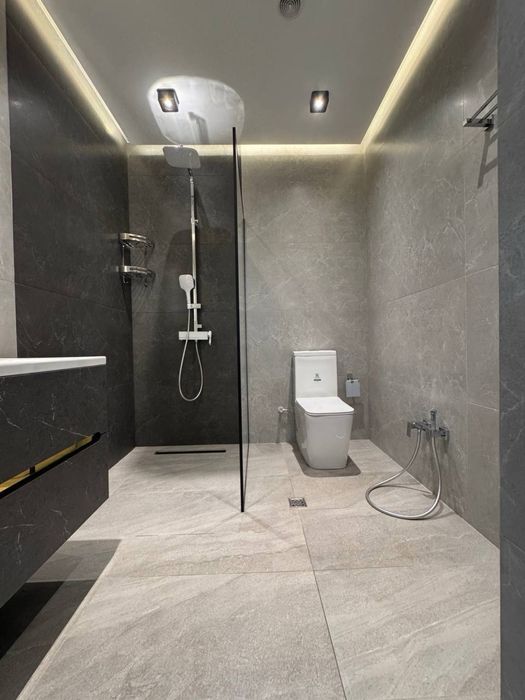 Продается новый дом ! ГЕОФИЗИКА/МЧС махалля | 5 соток, Евро ремонт