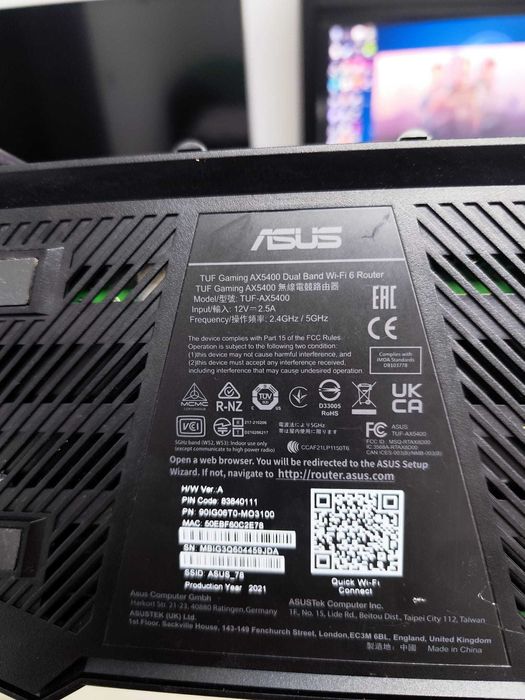 ASUS TUF Gaming AX5400 Gigabit Ethernet