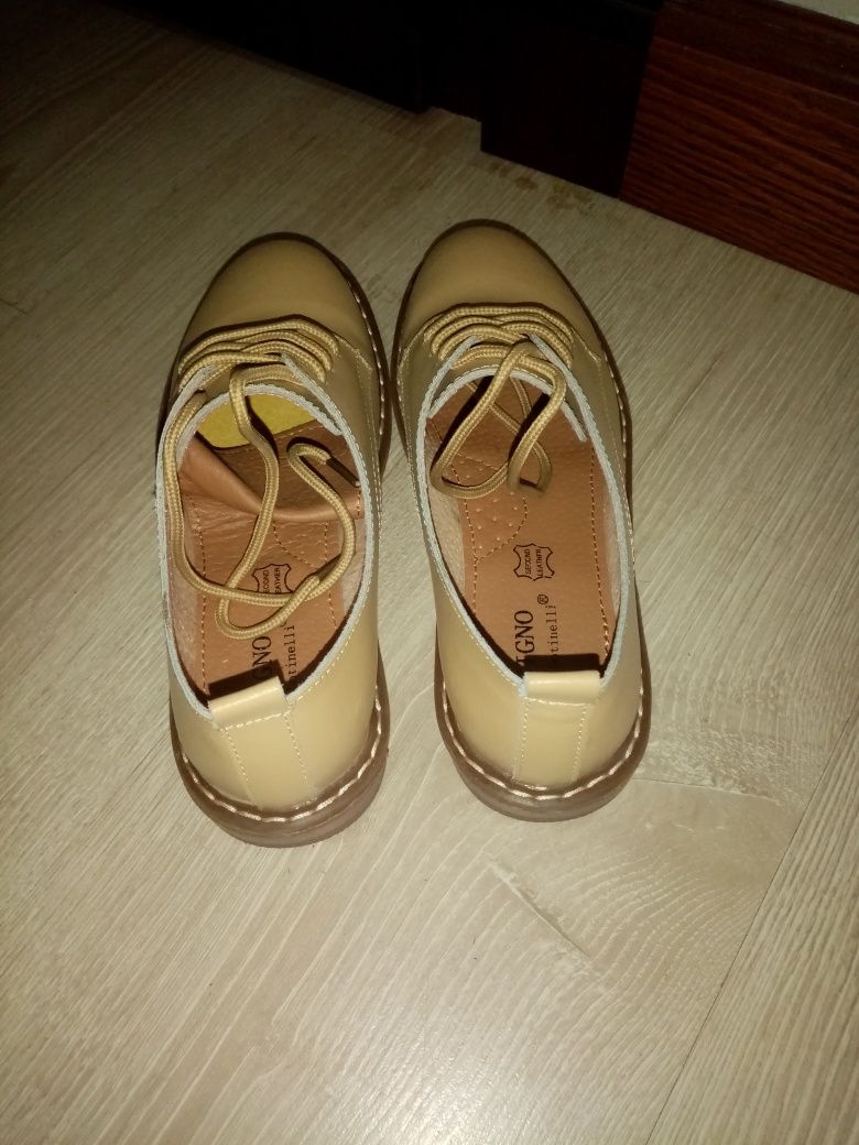 Pantofi casual din piele, mărimea 36