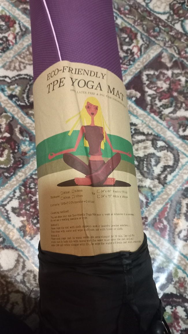 Tpe Yoga Mat Eco friendly