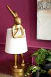 Lampa de podea KARE Design, Animale Rabbit, Auriu, 88 cm, E14