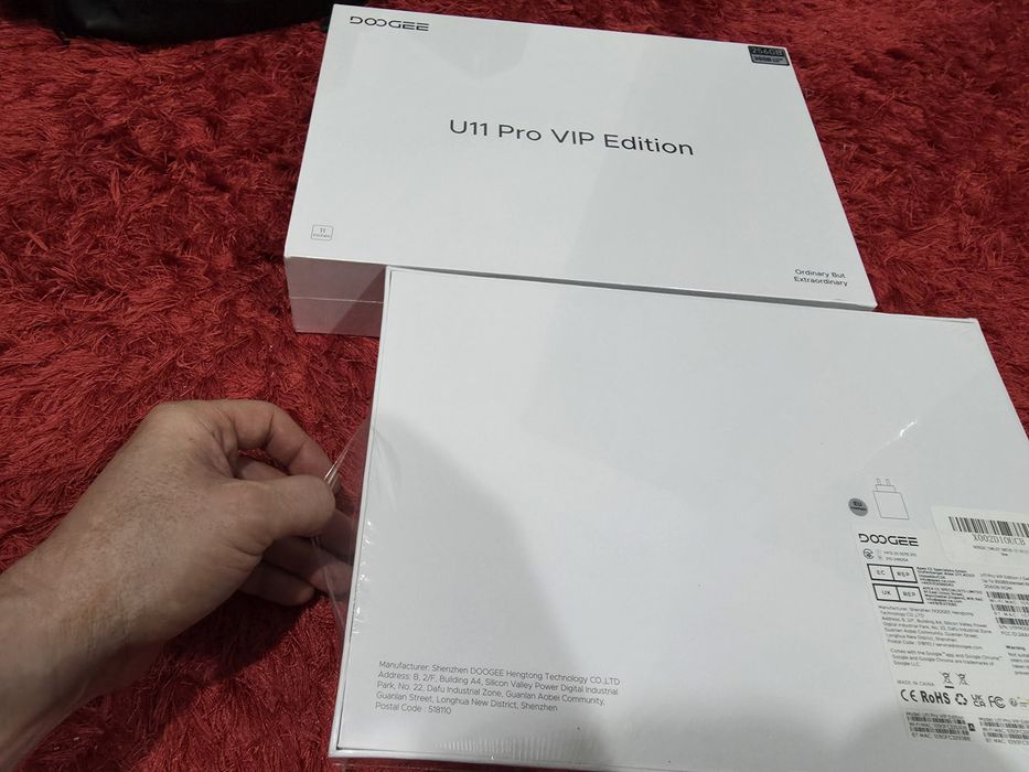 -Doogee U11 Pro Vip Edition, Nou, 256Gb, 6Ram+24 extins, Negru, Tastat