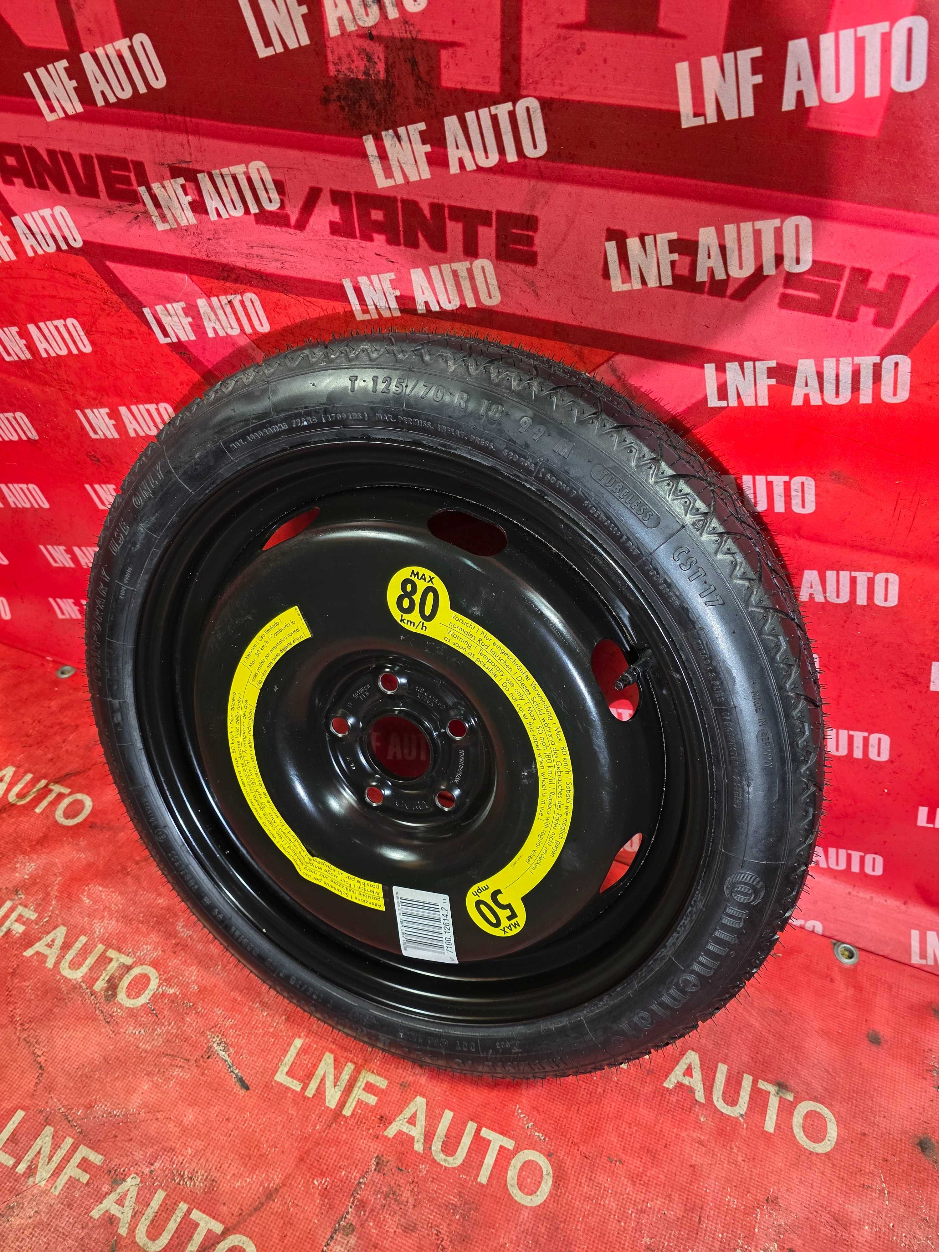 Roata Rezerva SLIM 5x112 18'' OE VW ID3 ID4 ID5 T-Roc Scirocco AUDI A3