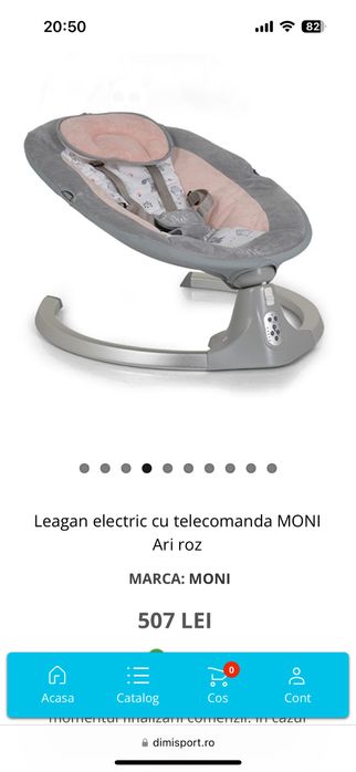 Leagan electric ca nou firma Moni