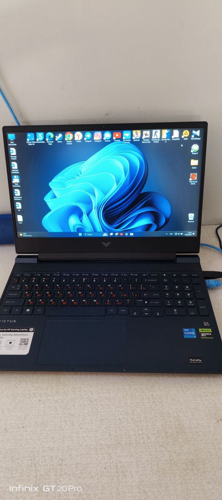 Hp victus intil core i5 16x512 gb