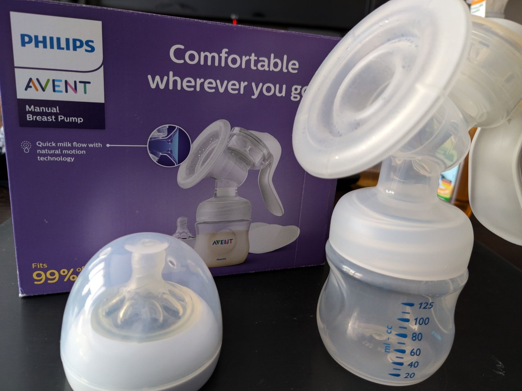 Ръчна помпа за кърма Philips Avent Natural Motion като нова